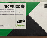 Lexmark 50F1U00 Ultra High Yield Black Toner Replaces 60F1X00 Brand New ... - $154.98