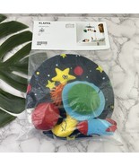 Ikea Klappa Baby Mobile New Planets Space Soft Plush Nursery Decor - $25.73