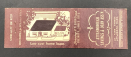 Vintage Attleborough Mass MA Savings &amp; Loan Ass&#39;n Matchbook Cover Low Co... - £5.42 GBP