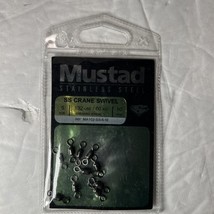 10 Mustad Stainless Steel SS Crane Swivel Size 5 - $55.97 MXN