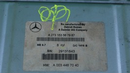 Mercedes W221 S550 CLS550 M273Engine Computer Module DME ECU PCM ECM A2731535679 image 4