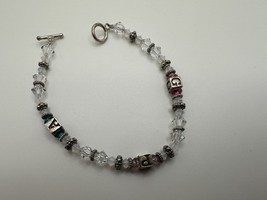 Vintage Handmade Sterling Silver GPA Choker Bracelet 7.5 inches BrB1 - $23.76