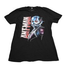 Marvel Ant Man Shirt Womens L Black Crew Neck Short Sleeve Graphic Print... - £14.18 GBP
