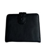 Time and Tru Amelia Bi-Fold Black Faux Leather Compact Wallet Womens - $6.92