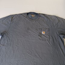 Carhartt K87 Men's Gray Pocket Cotton Blend Short Sleeve T-Shirt Size 2XL Tall image 14