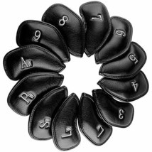 12pcs / Set Thick Synthetic Leather Golf  Head Covers Set  Fit All s for Callawa - £90.55 GBP