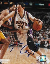 Tom Gugliotta Phoenix Suns signed basketball 8x10 photo COA. - £51.43 GBP