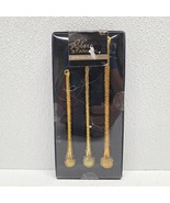Vintage Gold Glass Icicle Robert Stanley Christmas Ornaments 5.5-7&quot; Box ... - €16,97 EUR