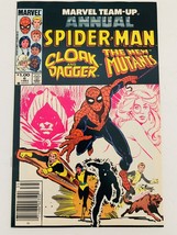 Marvel Team-Up Annual Cloak and Dagger + The New Mutants 1983 Comic #6 - $18.37