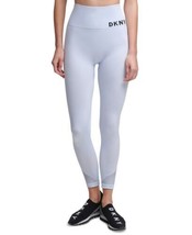 DKNY Womens Sport High-Waist Seamless 7/8 Length Leggings Color Lake Size Medium - £26.61 GBP
