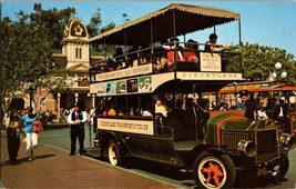 Postcard CA Anaheim Disneyland Omnibus Double Decker Fun Filled Tour Angles (D1) - £5.36 GBP