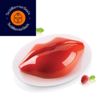 Silikomart Bacio (Kiss) Silicone Mold, Flexible 25 x 15 x 6.5 cm, Gray  - £41.02 GBP