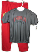 Mens Red Basketball Sweatpants XXXL 3XL &amp; Franklin Softball Shirt XL - £28.50 GBP