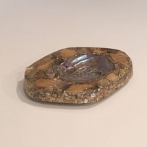 VTG 70s MEXICAN Marbled ABALONE ASHTRAY - £109.30 GBP