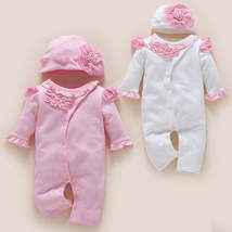 one-year-old baby wears newborn baby clothing romper jumpsuit - £14.33 GBP+