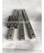 2 pcs LGD12-600mm Rectangle Wheel Linear Rail &amp; 4 pcs LGD12-100-4 Wheel ... - $153.93
