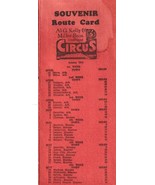1941 Al G Kelly and Miller Bros Circus Souvenir Routebook - $22.75 CAD