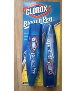2x Clorox Bleach Pen Gel Dual Tips New Sealed 2002 Laundry Cleaning Home... - $764.04 MXN