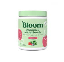 Bloom Nutrition Greens &amp; Superfoods Powder, Berry (48 Servings, 9.2 OZ) - £47.15 GBP