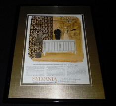 Sylvania SC543 Stereo 11x14 Framed ORIGINAL Vintage Advertisement - £35.40 GBP