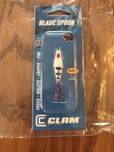 CLAM Blades Spoon Glow 1/8oz #10 Hook Silver Tiger SHIP24 - €10,74 EUR