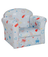 Toddler Upholstered Armchair with Solid Wooden Frame and High-density Sp... - £96.08 GBP