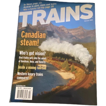 Trains February 2002 Western Luxury Trains Mining Railroads Canadian Steam - $7.87