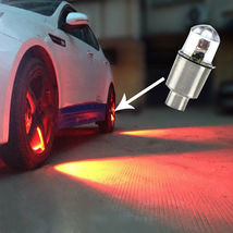 4x Car Wheel Tire Tyre Air Valve Stem LED Light Caps Cover For Auto Accessories - £11.77 GBP