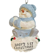 Encore Snow Buddies Baby&#39;s 1st Xmas 2003 Ornament Christmas Tree 97550 NOS VTG - £9.96 GBP