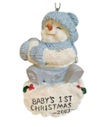 Encore Snow Buddies Baby&#39;s 1st Xmas 2003 Ornament Christmas Tree 97550 N... - £9.79 GBP