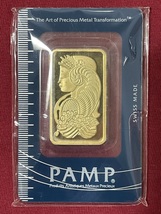 Gold Bar PAMP Suisse 1 Ounce Fine Gold 999.9 In Sealed Assay - £1,651.92 GBP