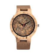 Handmade Wooden Quartz Wristwatch Men Creative Wood Watch Bamboo Wristwa... - £25.57 GBP