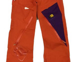 Neu Static Snowboard Pant Orange Lila Damen XXS / Jugend L 10000mm Wasse... - $24.75