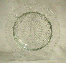Iris Clear Jeannette Round Butter Dish Bottom No Lid Vintage Depression Glass  - £17.40 GBP