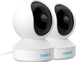 Reolink 3Mp Hd Plug-In Indoor Wifi Camera, Pan Tilt Pet Camera,, E1(2 Pa... - $96.99