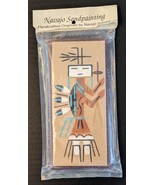 Native American Navajo Sand Painting signed by Esther Yazzie NOS Yei - $34.30 CAD