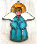 Vintage Lead Glass Colored Angel Ornament 4-f - €25,32 EUR