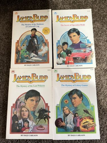 Vtg James Budd The Mystery of Galaxy Games 1,2,3,4 Book lot Dale Carlson... - $39.55
