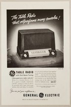 1951 Print Ad General Electric Table Radios with Dial Beam Tuning Syracuse,NY - $8.33