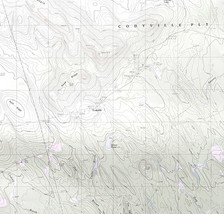 Map Tomah Mountain Maine 1988 Topographic Geo Survey 1:24000 27 x 22&quot; TOPO5 - $44.99