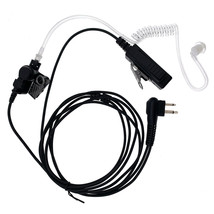 2-Wire Security Surveillance Kit Headset Earpiece Motorola Radio Cp-150 ... - £19.65 GBP