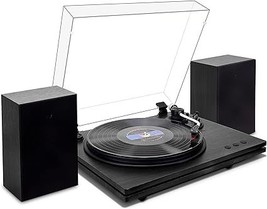 Record Players For Vinyl With Speakers, Belt Drive 2 Speed Bluetooth Tur... - $352.99