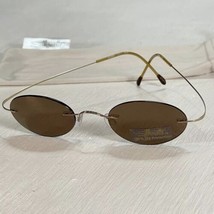 Silhouette Titan Sunglasses UV Eyeglass Frame Rimless Gold M8565 25 6050 Austria - £146.41 GBP