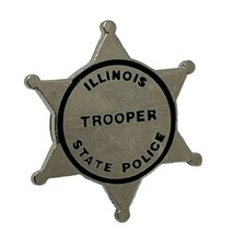 Illinois State Trooper Police Department Law Enforcement Enamel Lapel Ha... - £11.81 GBP