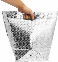 10 Insulated Thermal Bubble Delivery Bags /w Hand Hole 8x8x8 Lightweight - £28.40 GBP