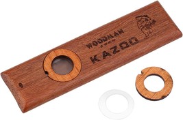 Wood Kazoo, Wooden Musical Instrument Guitar Partner Accompany With 2 Me... - £27.32 GBP