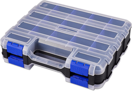 Hardware Organizer Box 34 Compartments Small Parts Organizer with Remova... - £30.67 GBP