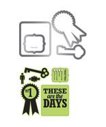 Sizzix Echo Park Framelits Die Cutting Template And Clear Acrylic Stamp ... - €37,93 EUR
