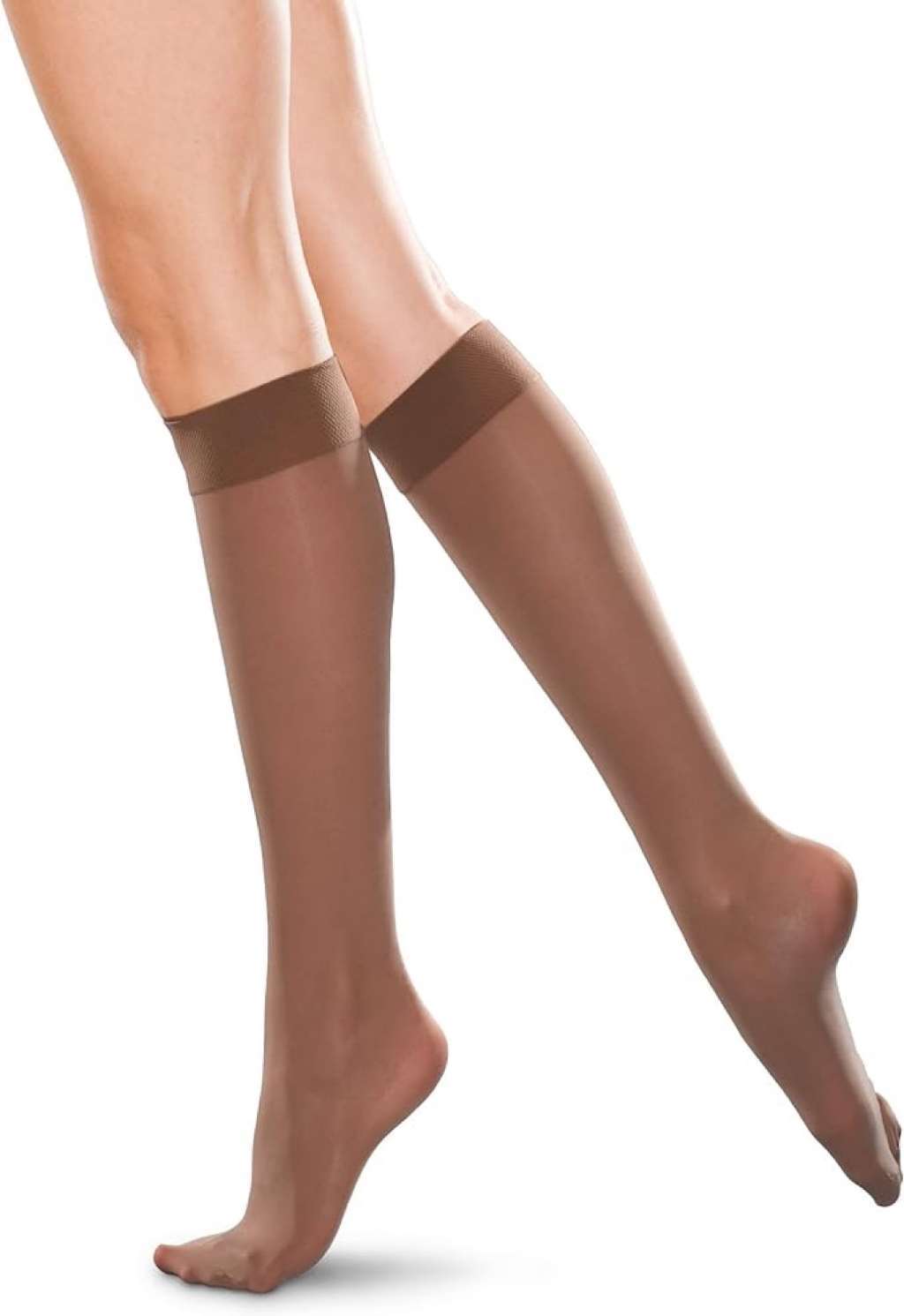 Therafirm Light Support Knee High Stockings Size: Medium 10-15mmHg (Bronze) - $12.99