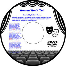 Women Won&#39;t Tell 1933 DVD Movie Drama Sarah Padden Otis Harlan Gloria Shea Larry - £3.92 GBP